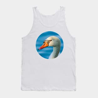 Golden Swan Photograph Tank Top